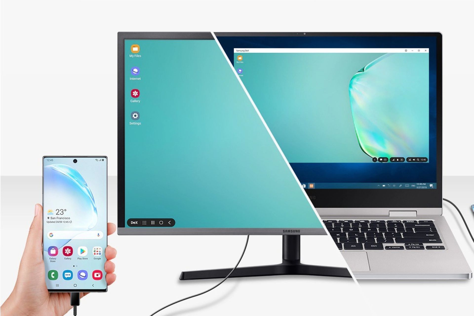 اتصال گلکسی نوت ۱۰ به ویندوز با سامسونگ دکس