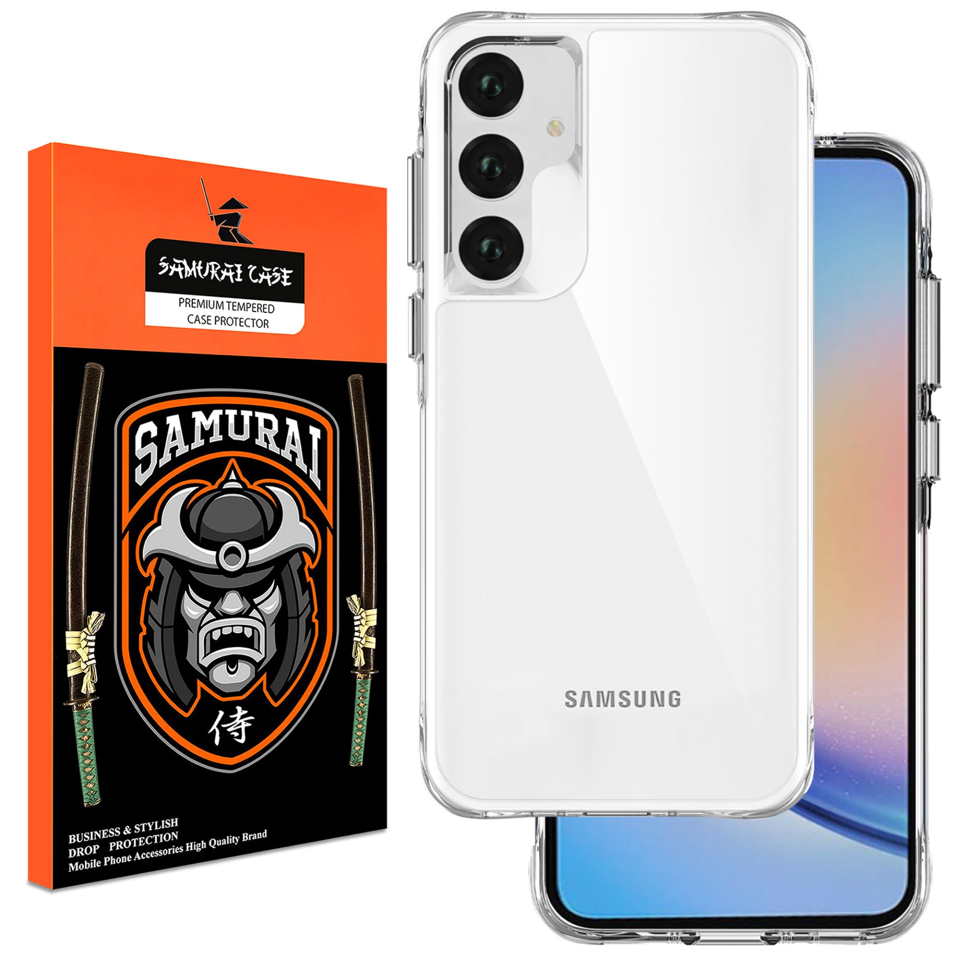 کاور شفاف سامورایی مدل pure برای گلکسی a55