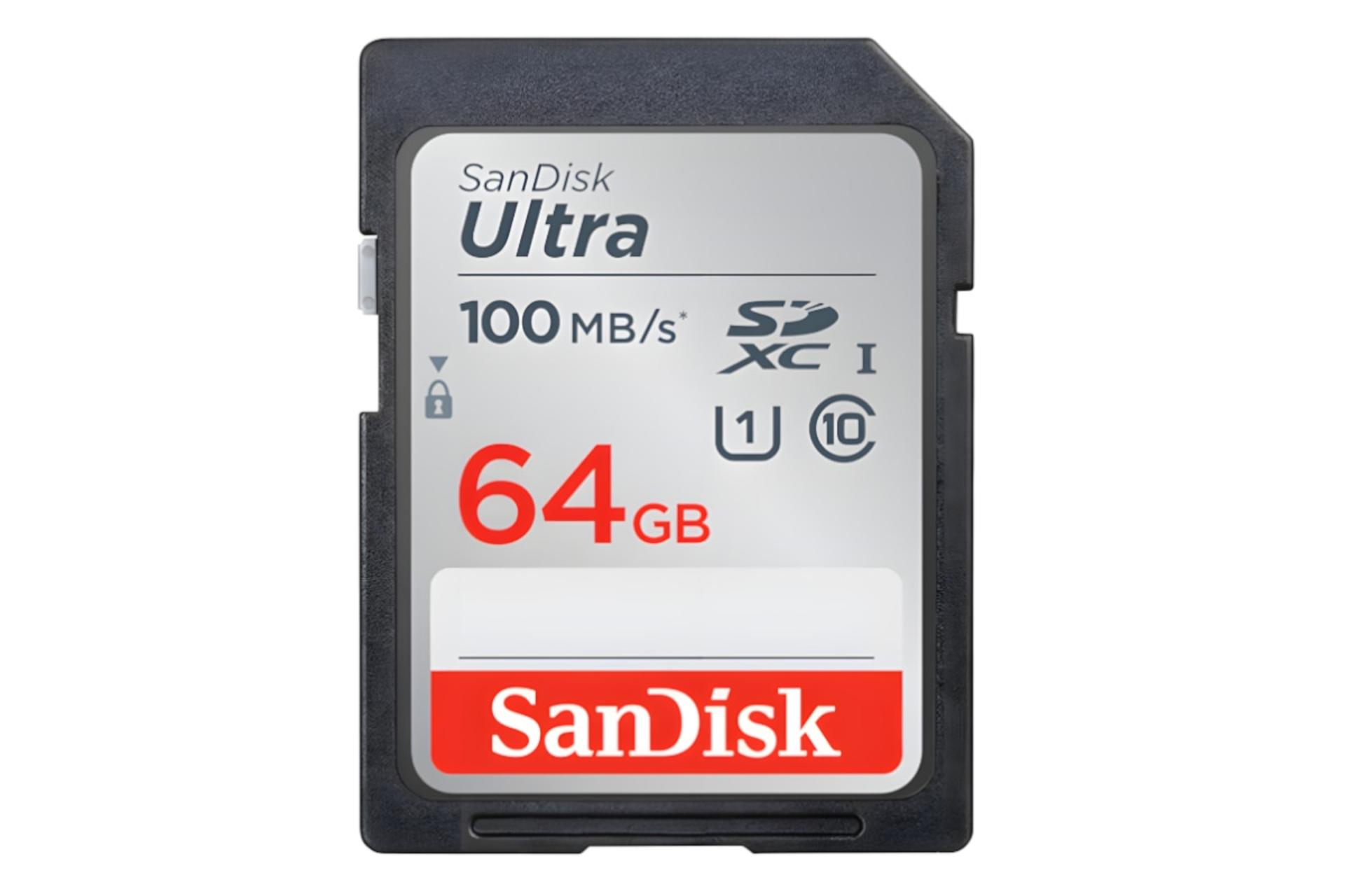 کارت حافظه سن‌دیسک SanDisk Ultra SDXC Class 10 UHS-I U1 64GB 100MBps