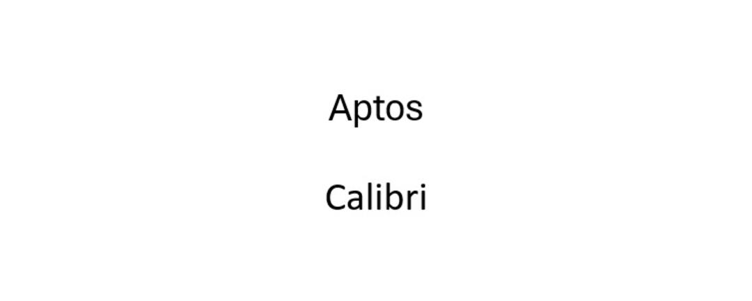 دو نوع فونت Sans-serif لاتین