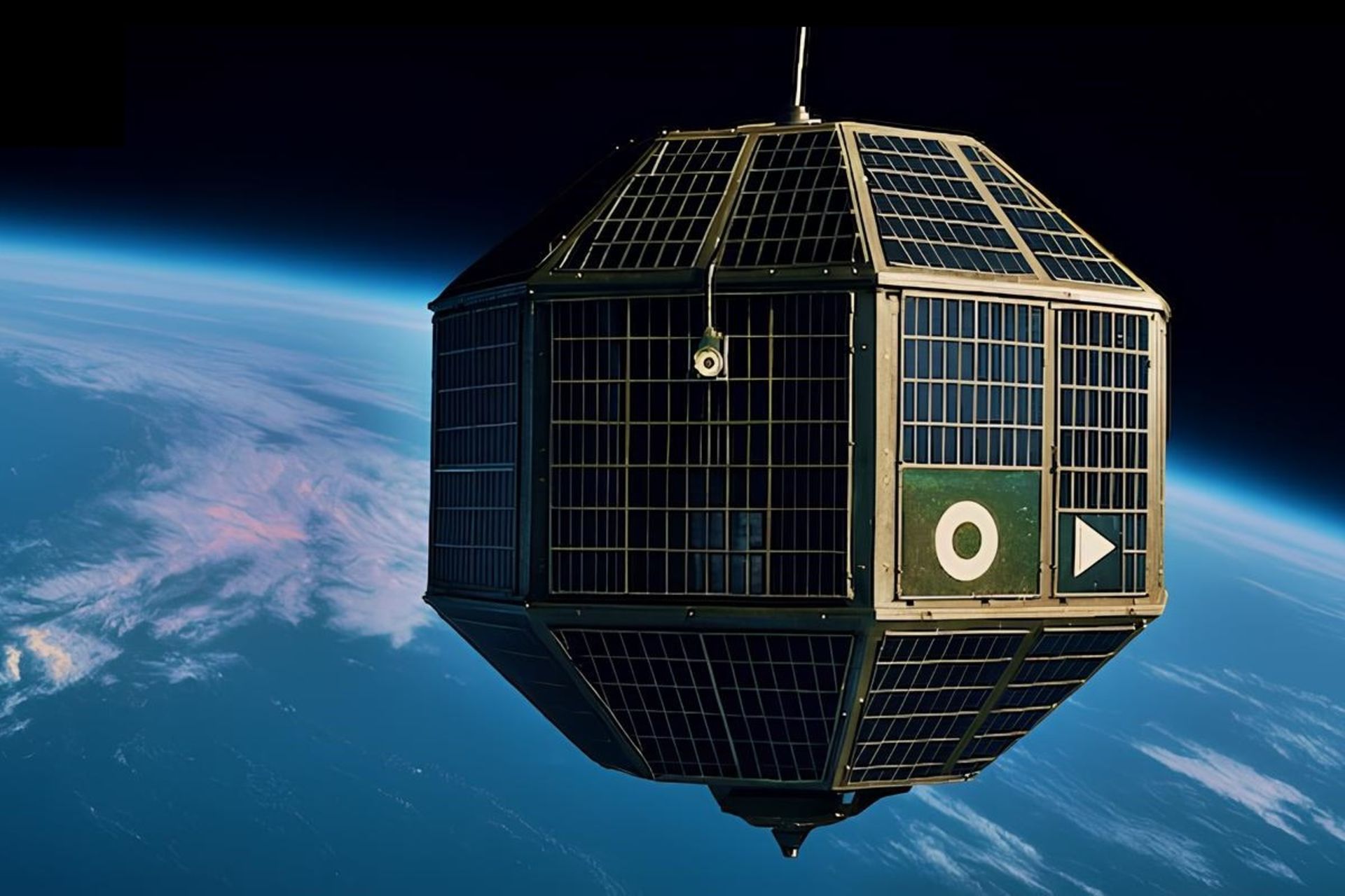 تصویرسازی ماهواره آریابهاتا در مدار زمین