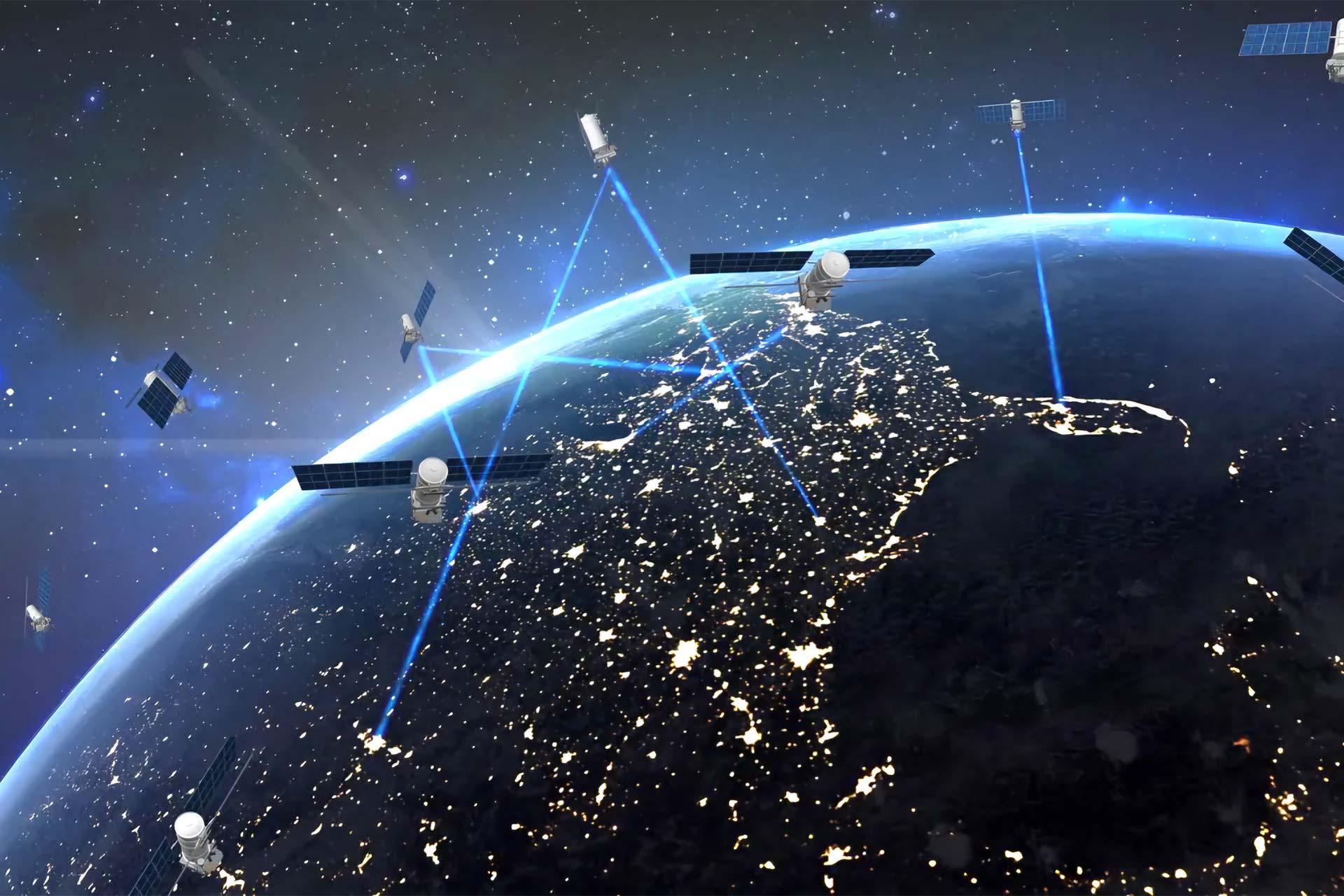 ماهواره‌ها در فضا