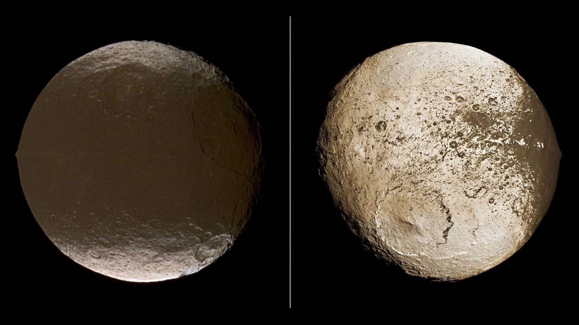 Iaptus, a moon of Saturn