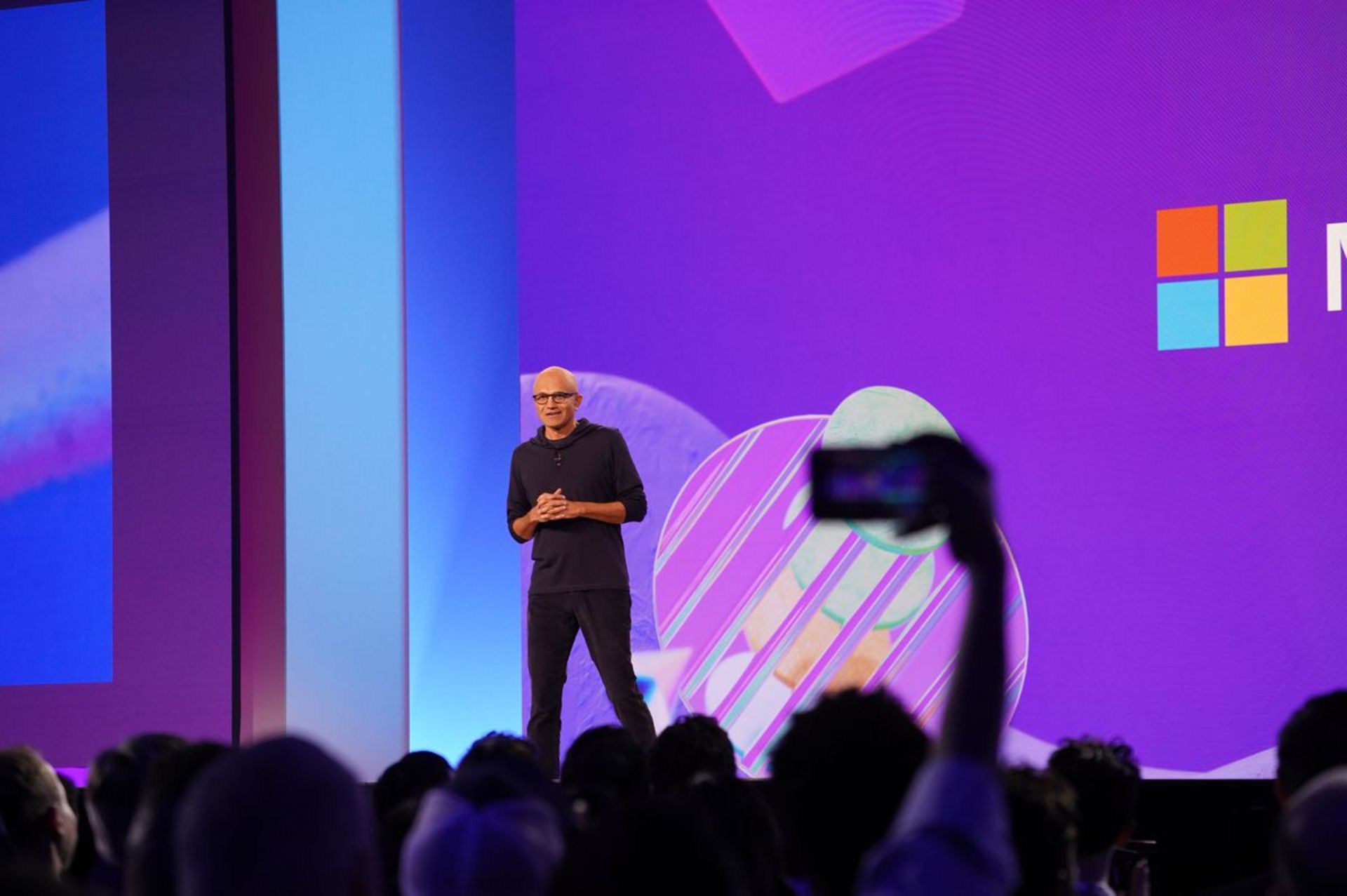 Satya Nadella at the Microsoft Build 2024 event