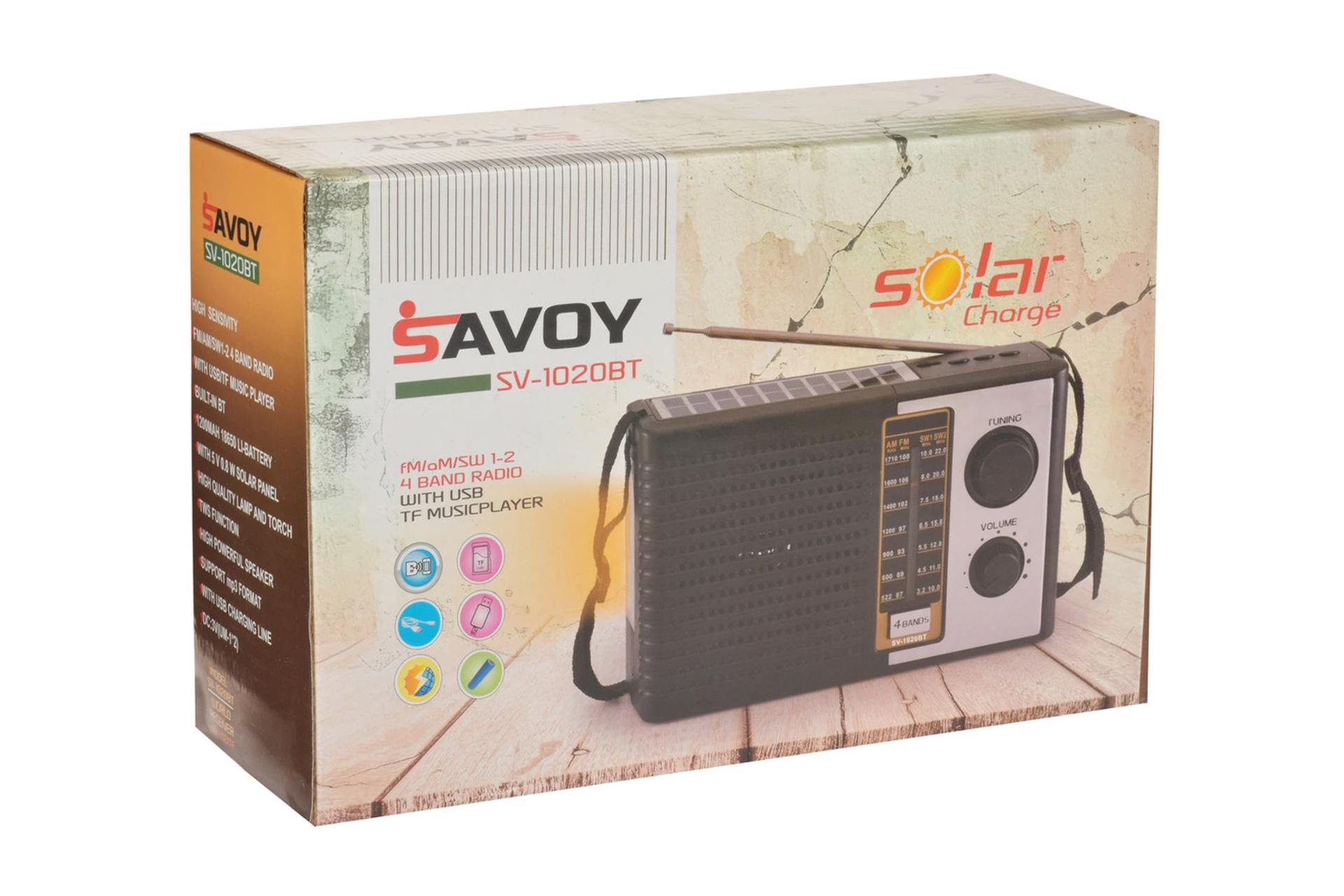 جعبه اسپیکر ساووی SV-1020BT