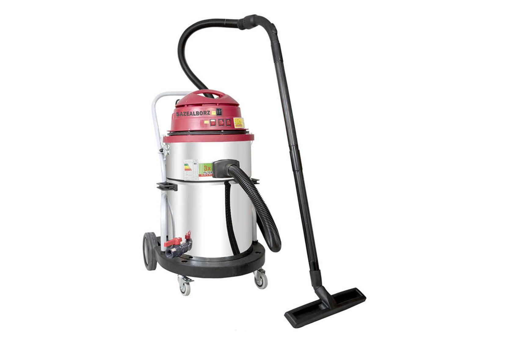 نمای جلوی جاروبرقی سطلی صنعتی سازه البرز WD-4000S