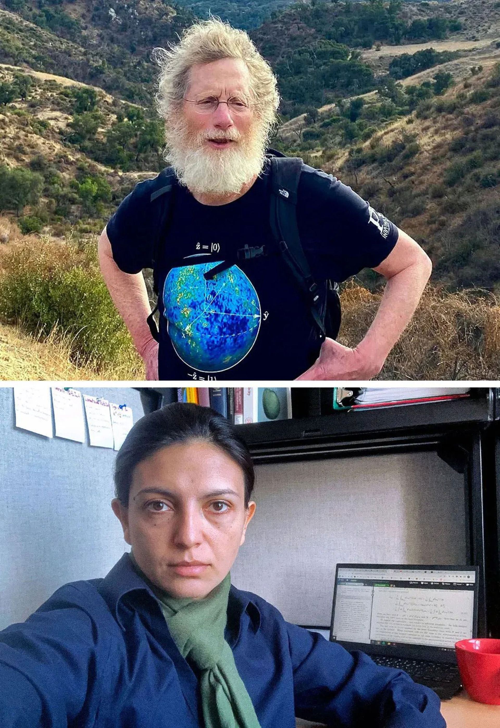 تد جیکوبسون و بتول بنی‌هاشمی، فیزیکدان