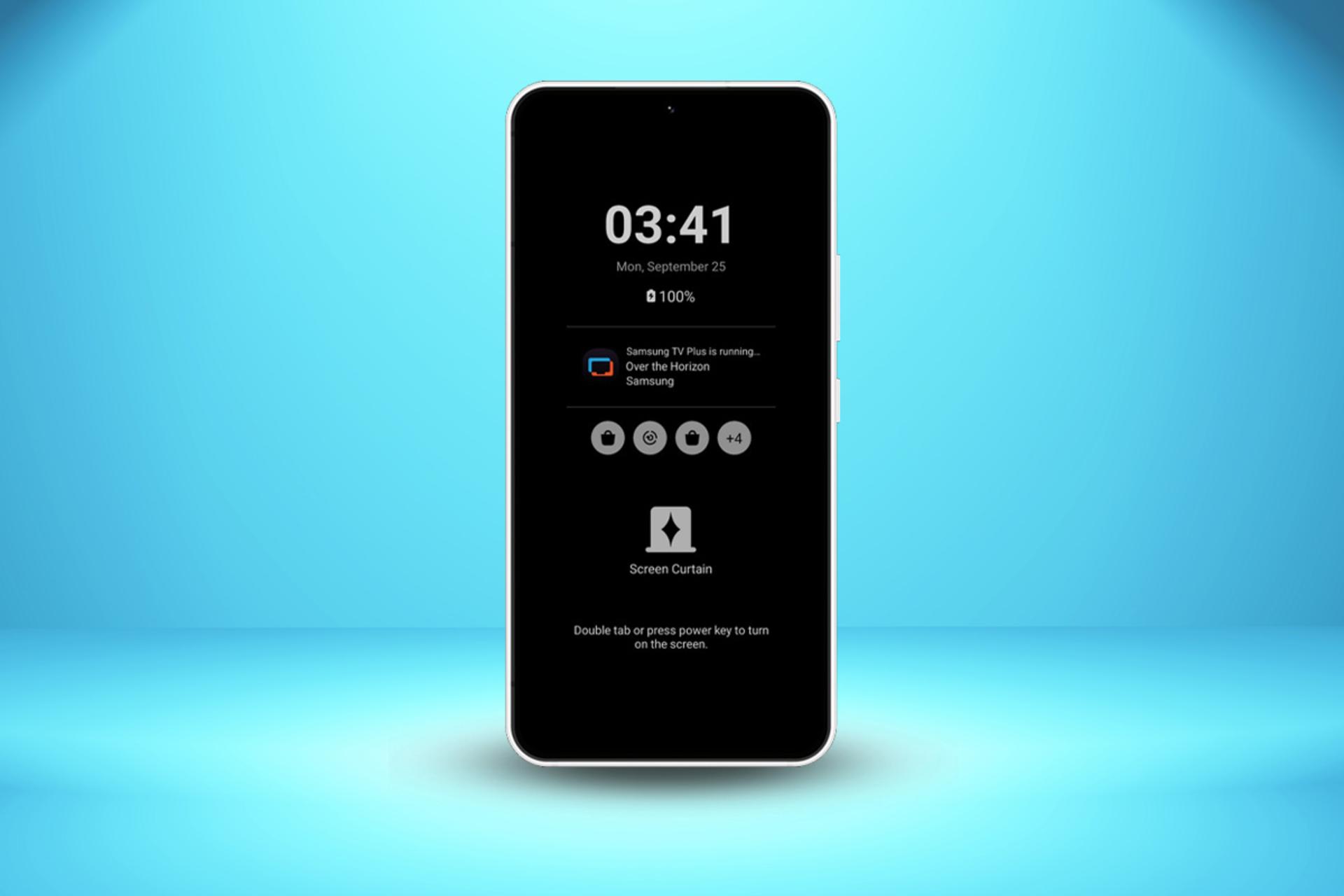 قابلیت Screen Curtain در گوشی سامسونگ