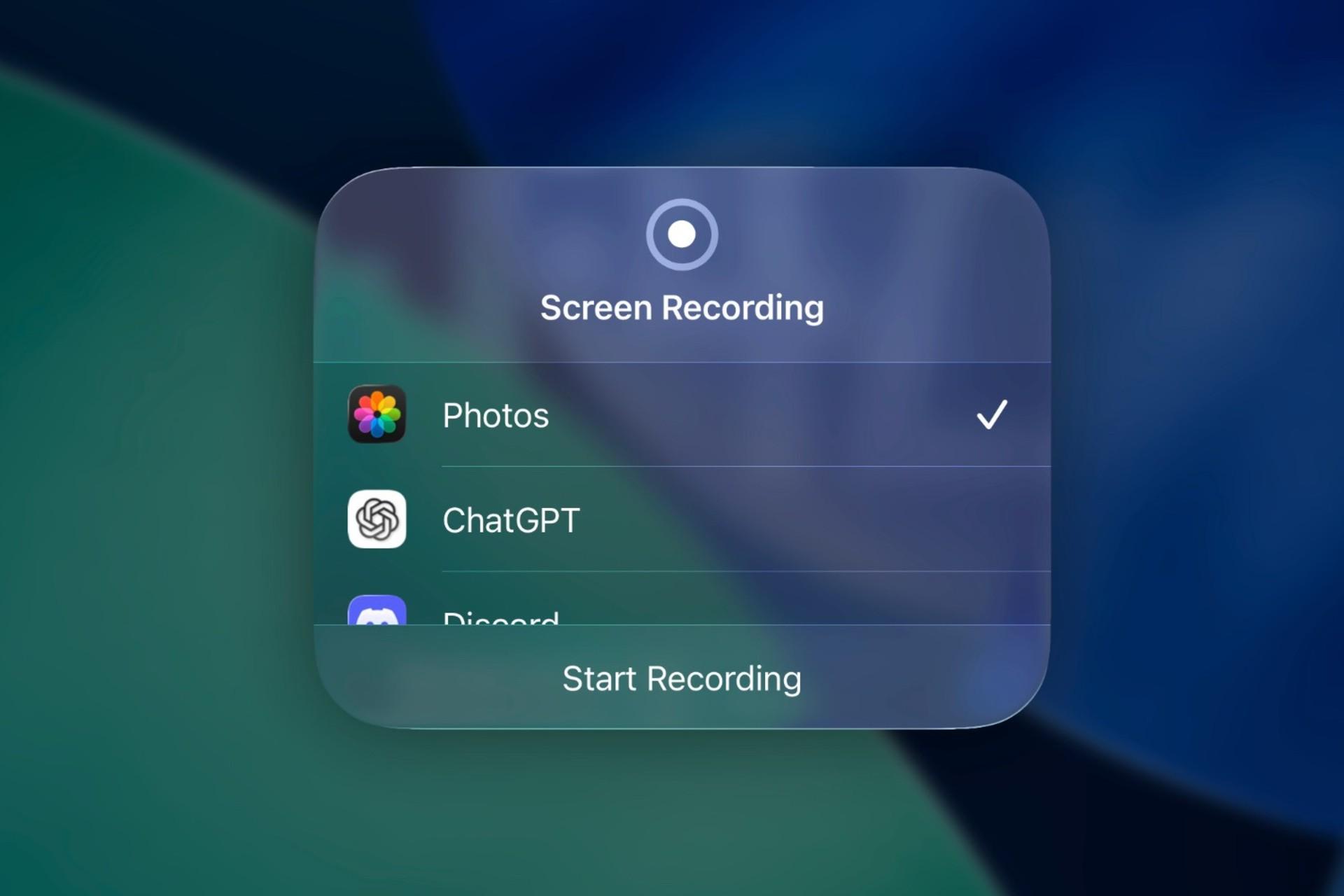 نسخه‌ی جدید اسکرین ریکورد آیفون در iOS 26