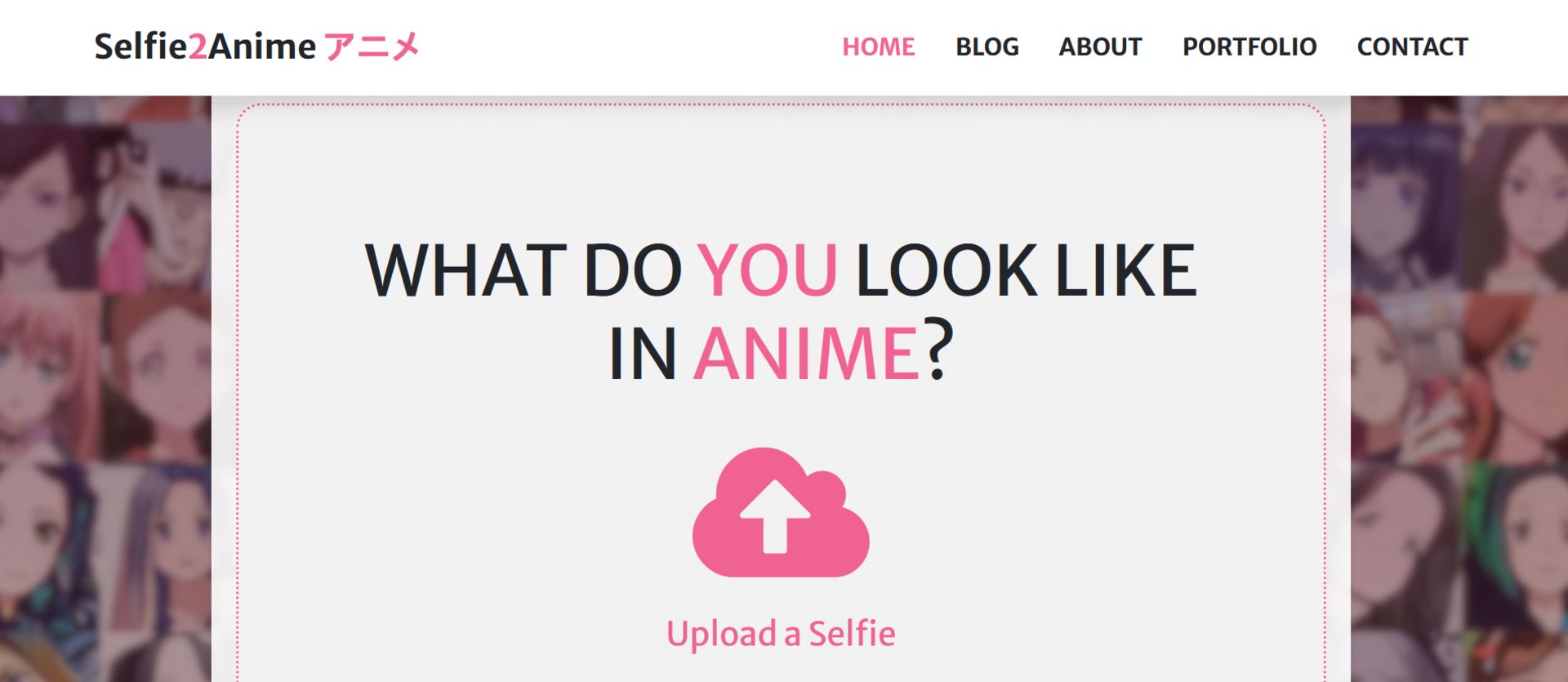 ابزار Selfie2Anime 