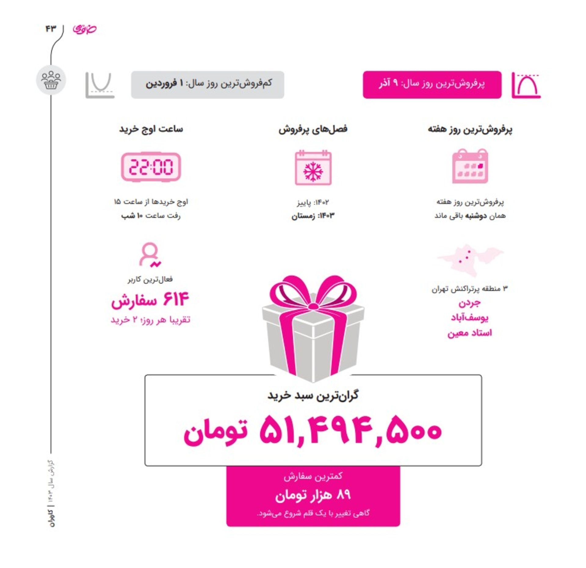 گزارش سال ۱۴۰۳ خانومی