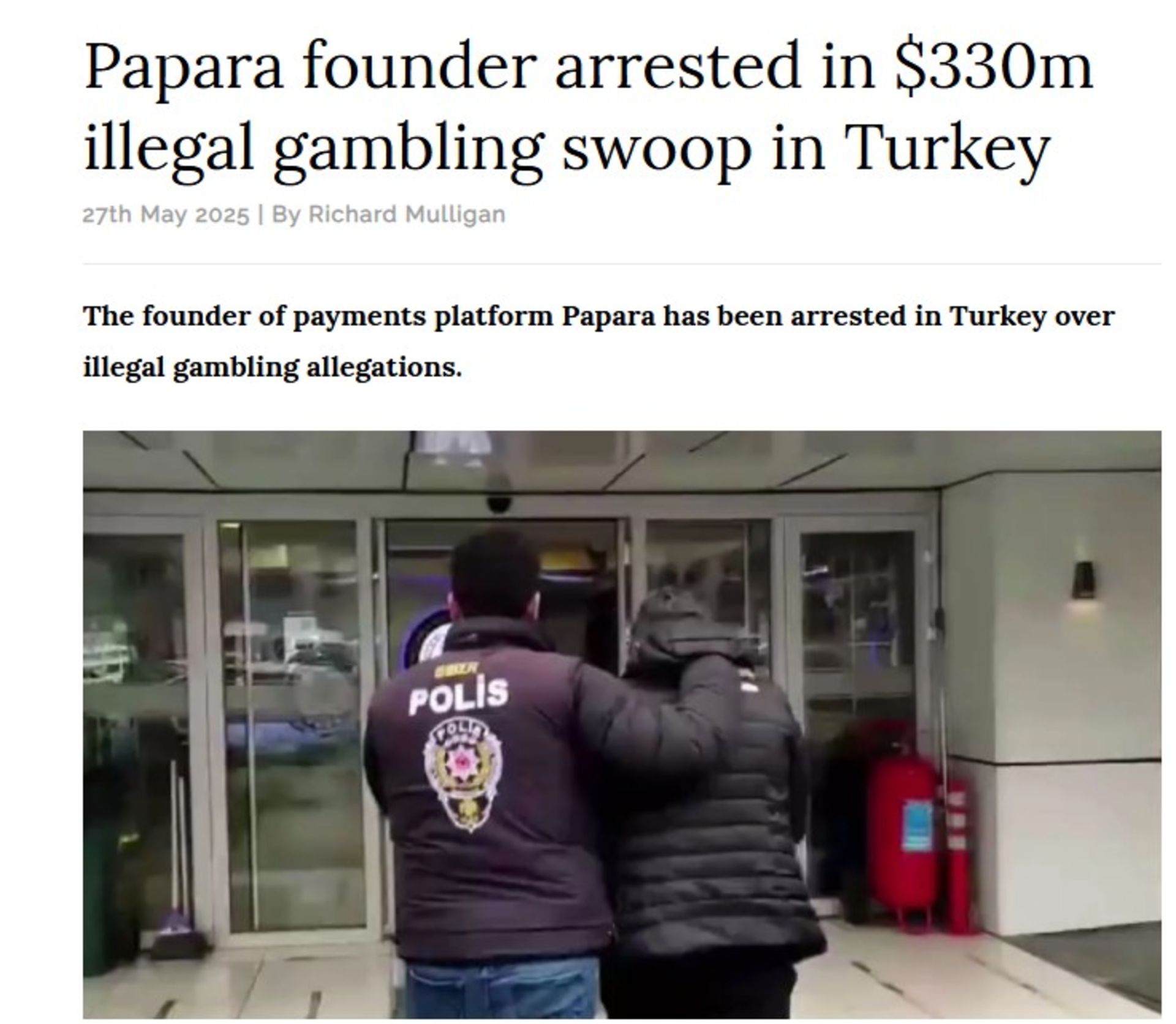 بازداشت مدیرعامل پاپارا