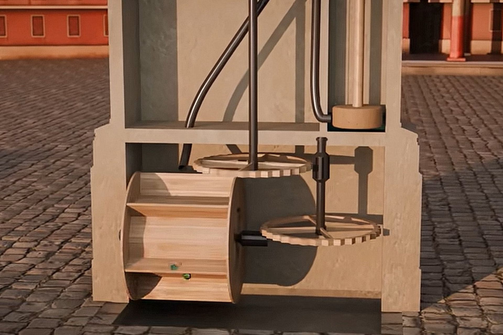 شبیه‌سازی ساعت آبی رومی