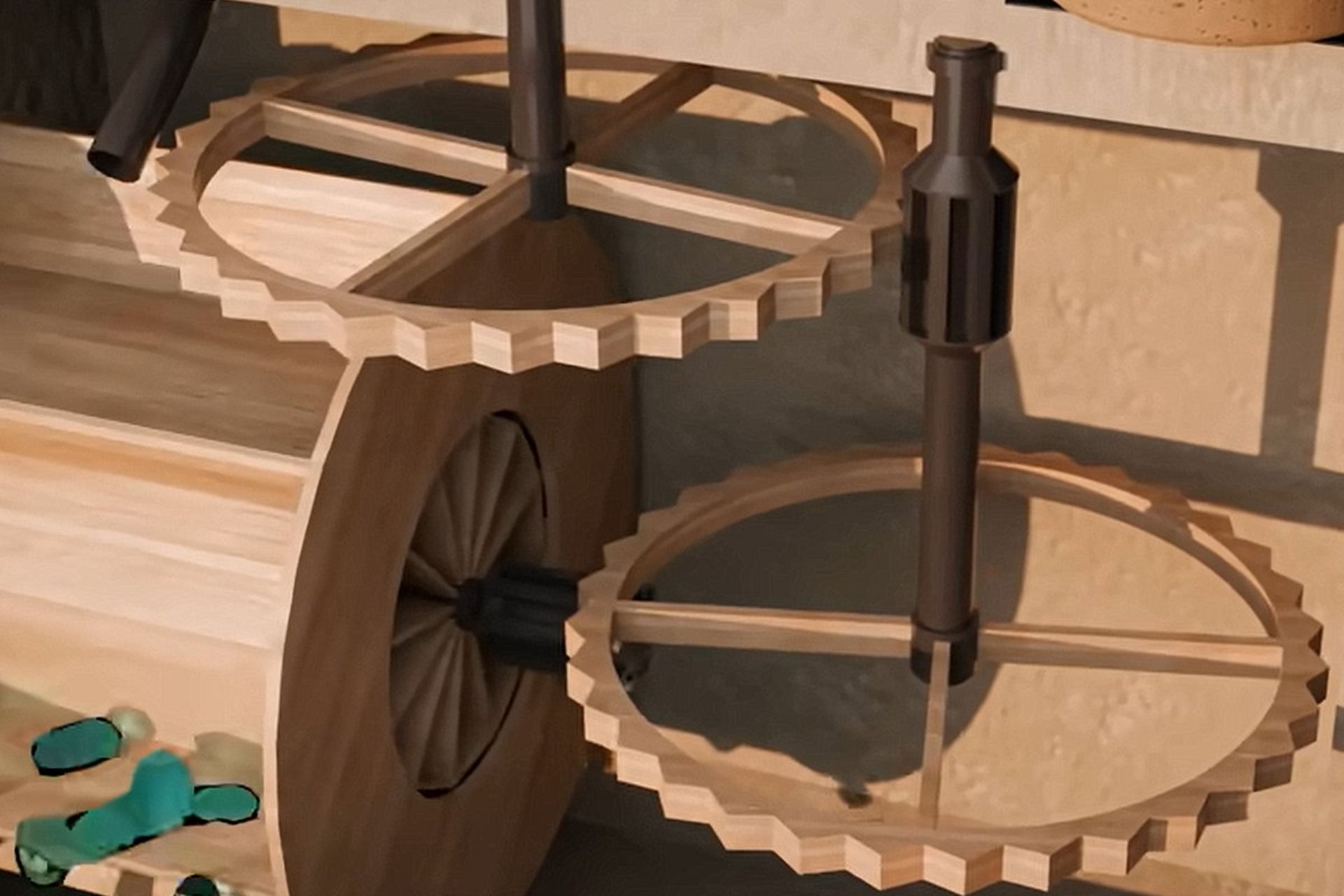 شبیه‌سازی ساعت آبی رومی