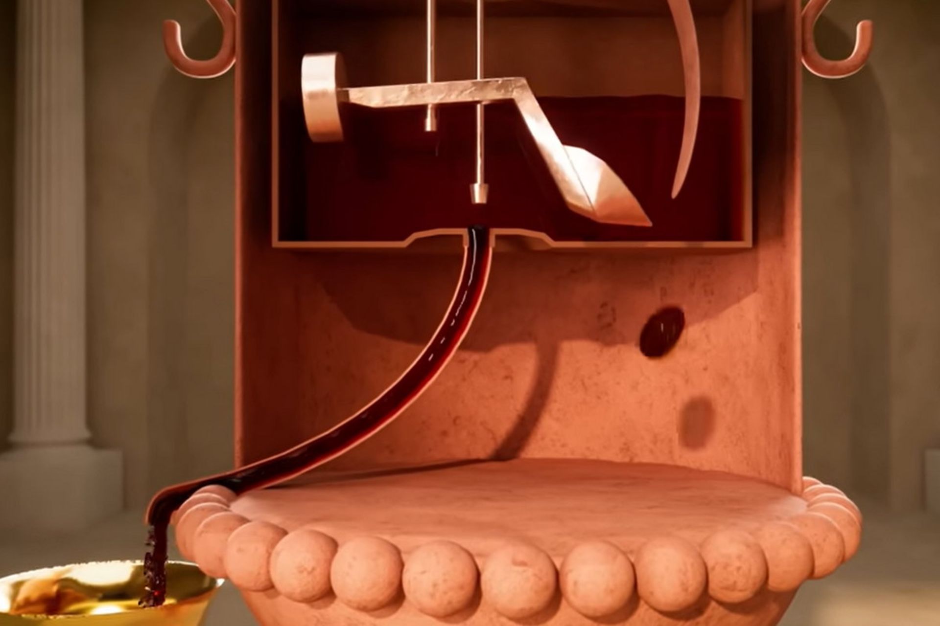 ساز و کار اولین دستگاه فروش خودکار 