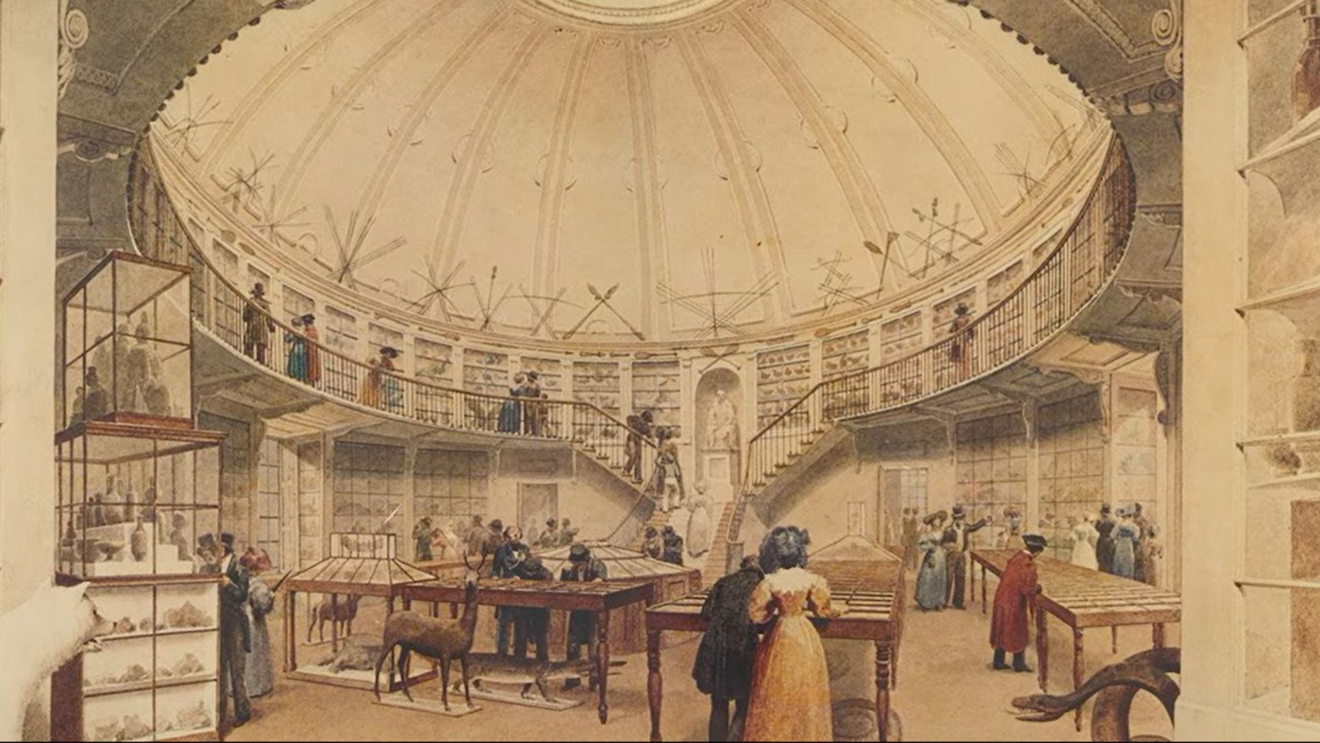 نقاشی قدیمی کتابخانه‌ی اندرسونیان