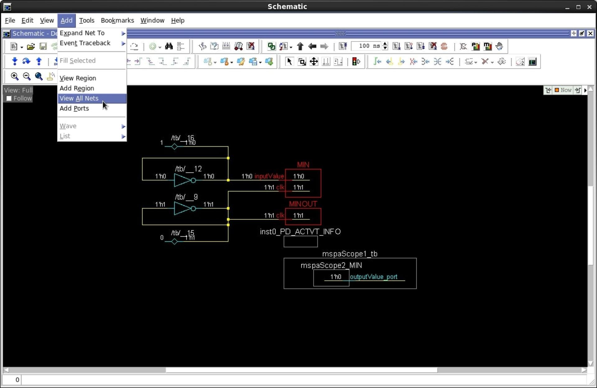 محیط کاربری Mentor Graphics QuestaSim