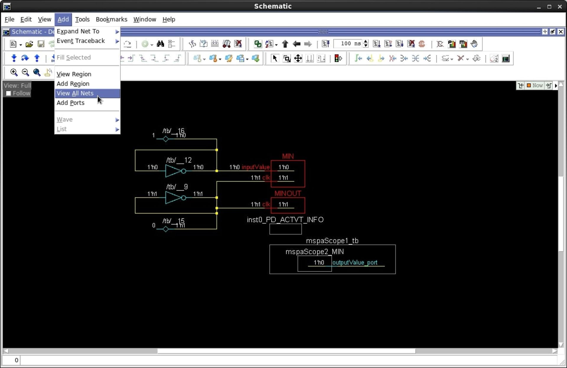 محیط کاربری Mentor Graphics QuestaSim