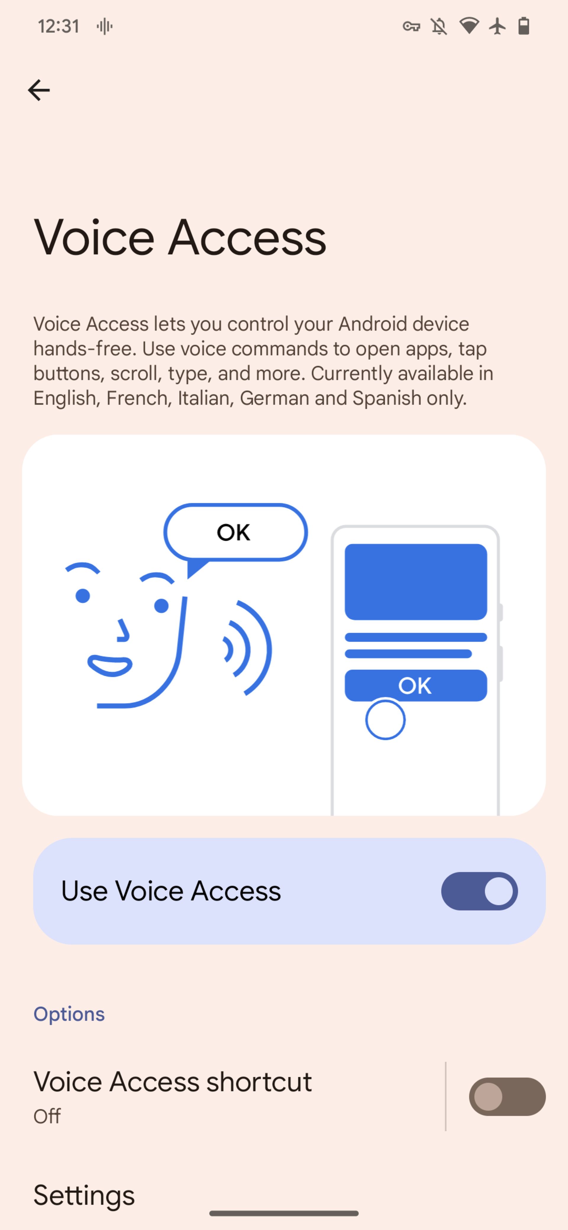 voice commands