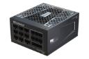 نمای نیمرخ پاور کامپیوتر سی سونیک PRIME PX با توان 1300 وات با نمایش لوگو و اتصالات