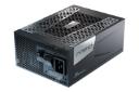 نمای نیمرخ پاور کامپیوتر سی سونیک PRIME PX ATX 3.1 با توان 1600 وات با نمایش لوگو، درگاه برق و فن