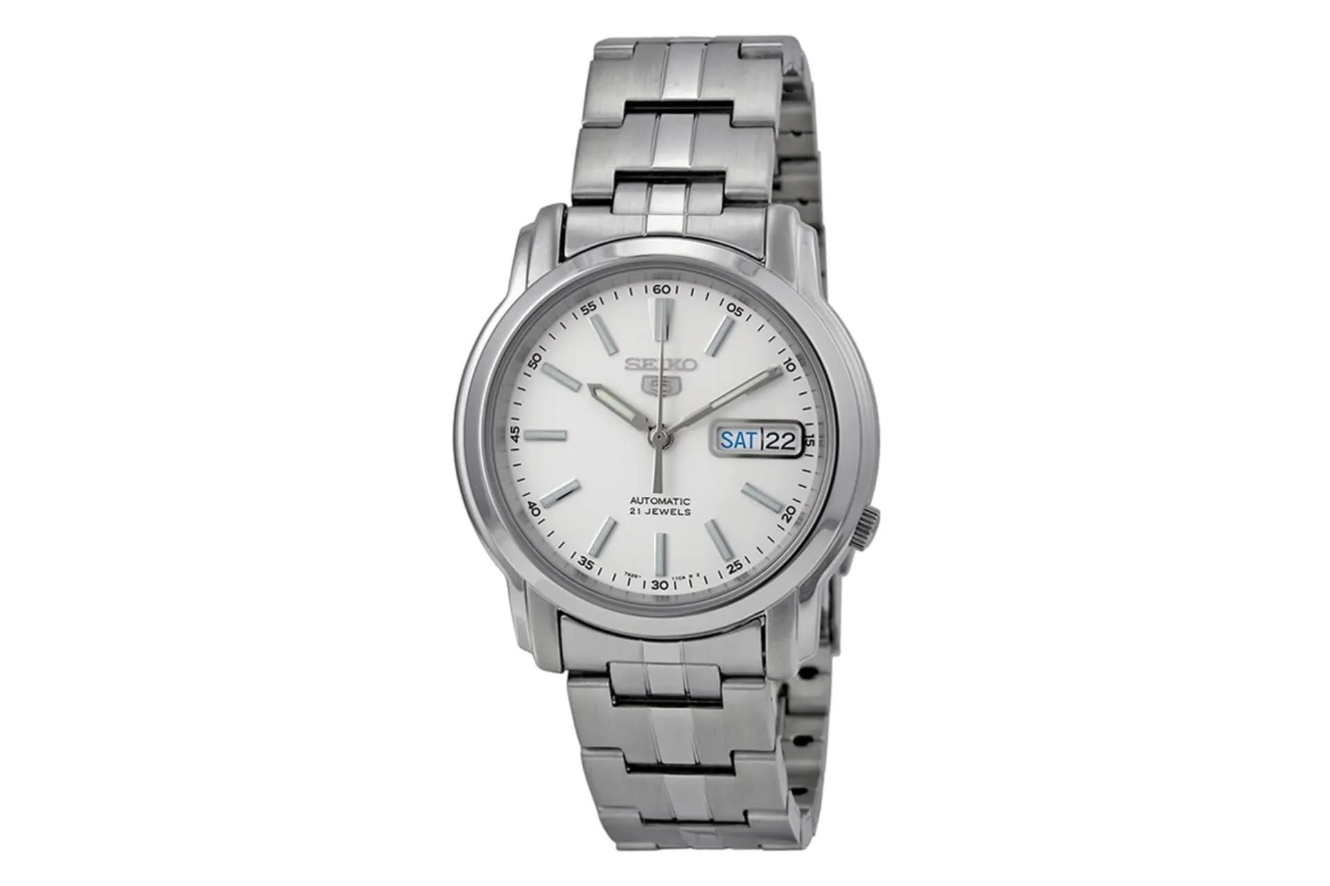 ساعت مچی مردانه سیکو 5 مدل SNKL75 نقره ای / Seiko 5 SNKL75