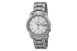 ساعت مچی مردانه سیکو 5 مدل SNKL75 نقره ای / Seiko 5 SNKL75
