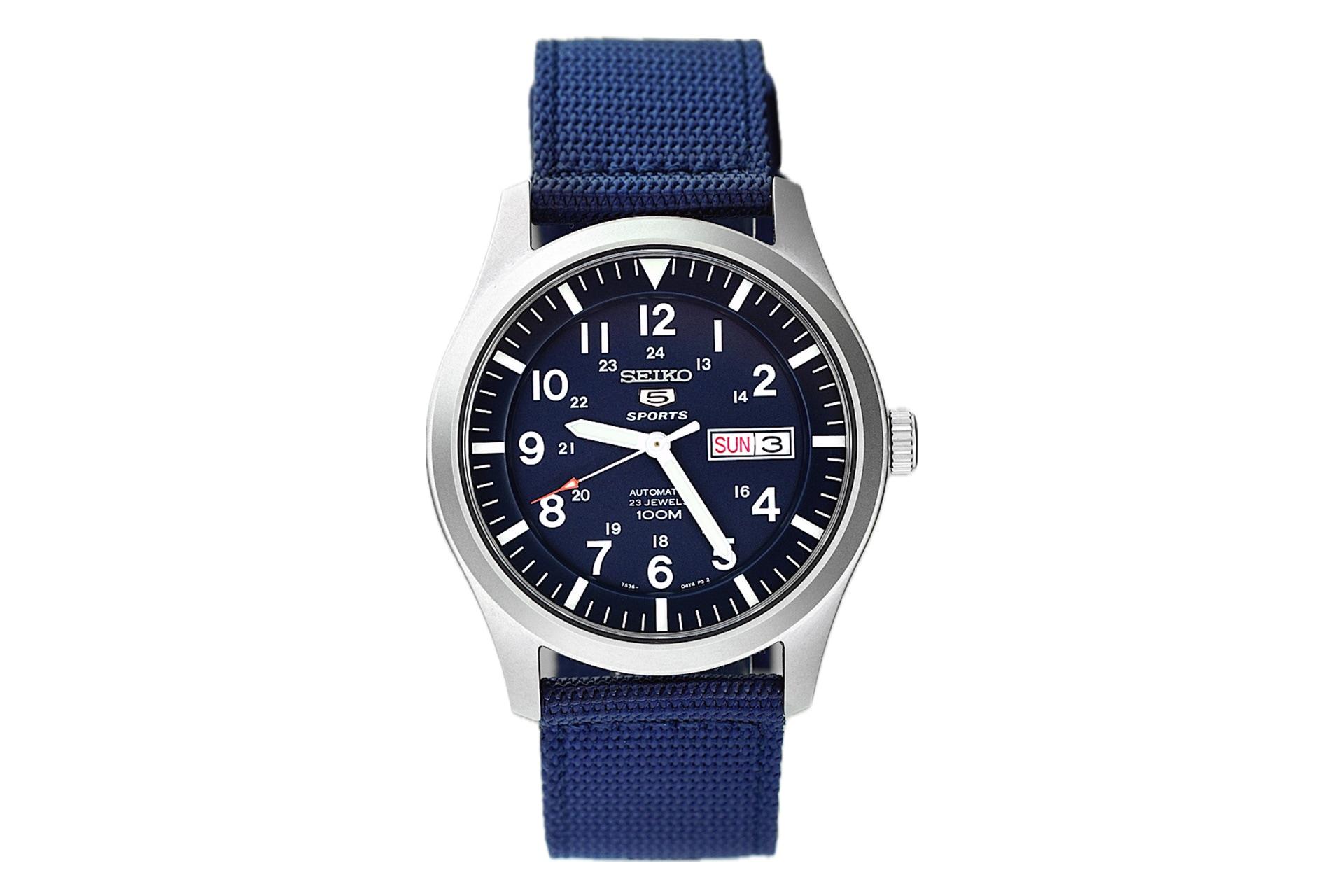 ساعت مچی مردانه سیکو Seiko 5 Sports SNZG11 از نمای روبرو