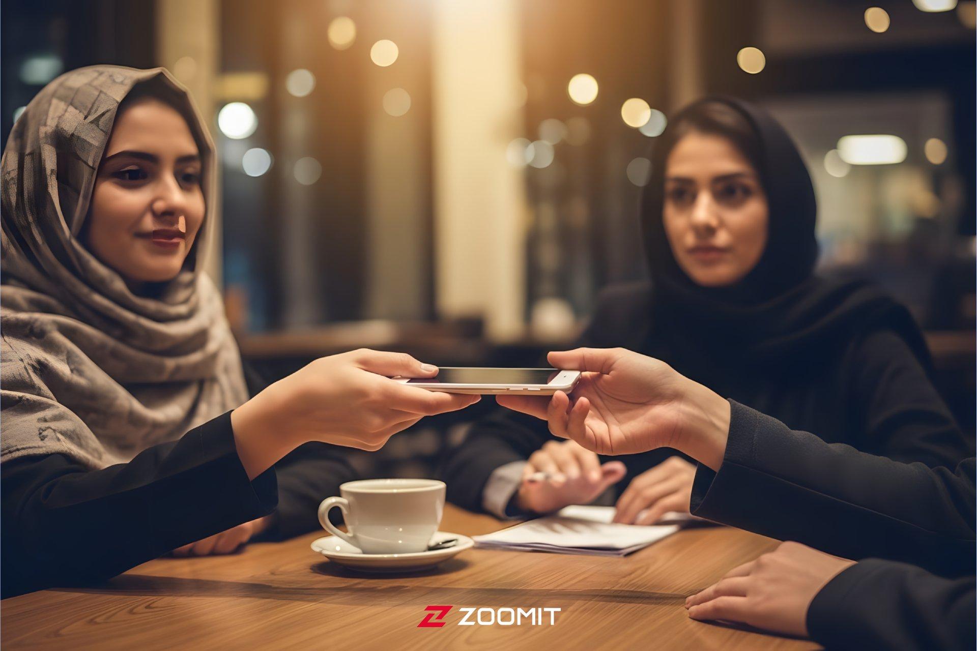 فروش گوشی در کافی شاپ