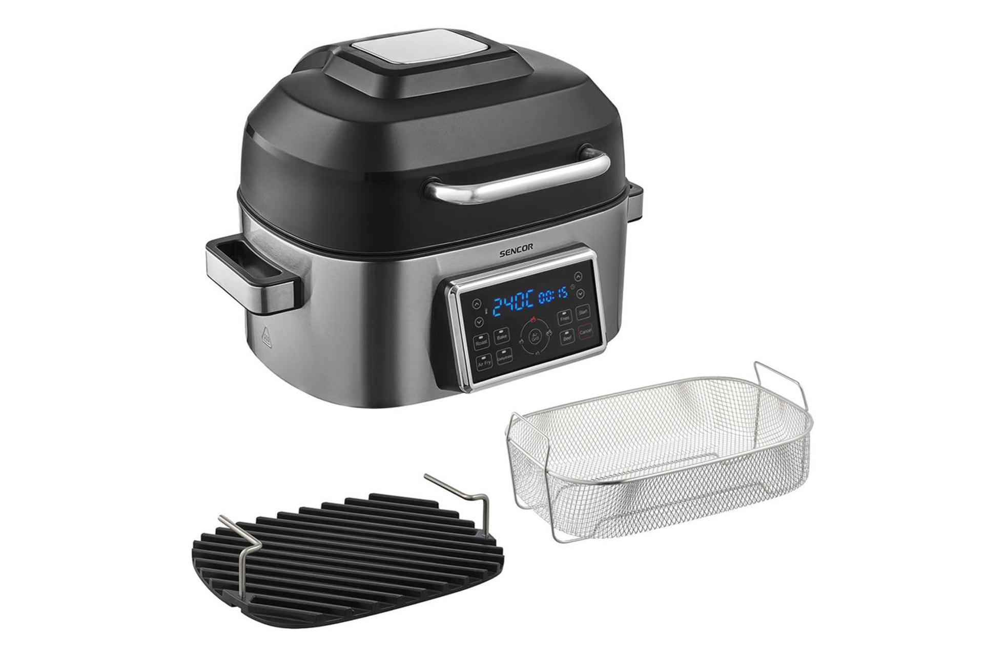 سبد سرخ کن و پایه گریل هواپز سنکور SBG 8900SS