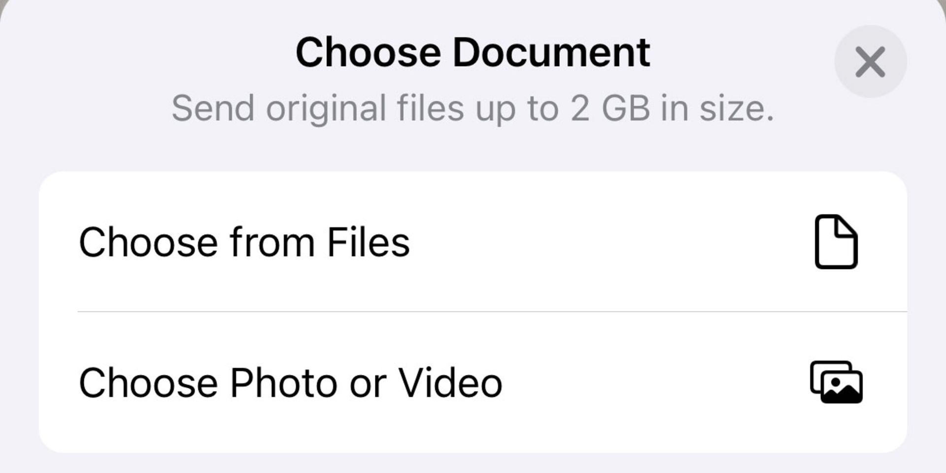 انتخاب ارسال تصاویر و ویدئوها  بدون افت کیفیت در به‌روزرسانی جدید iOS واتساپ