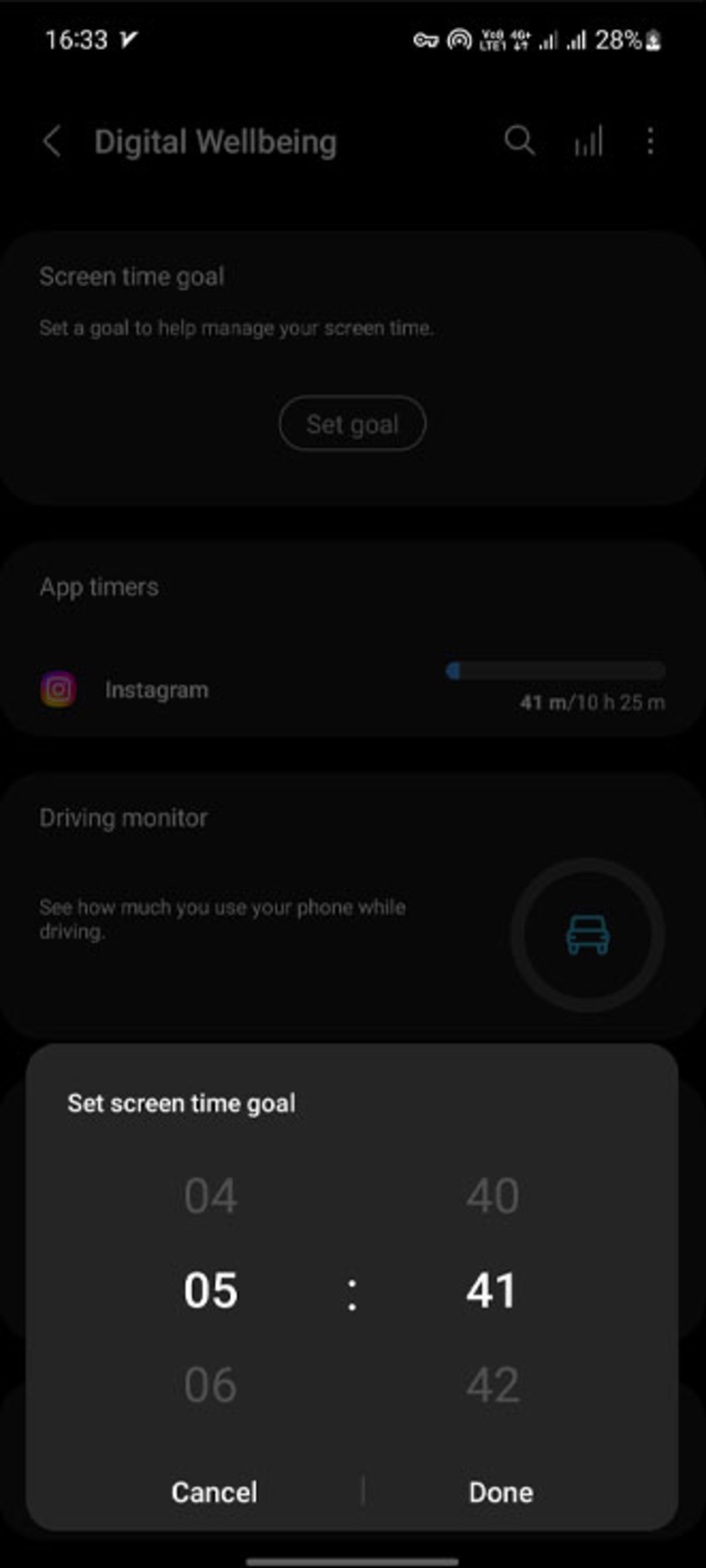 تعیین زمان صفحه‌نمایش
