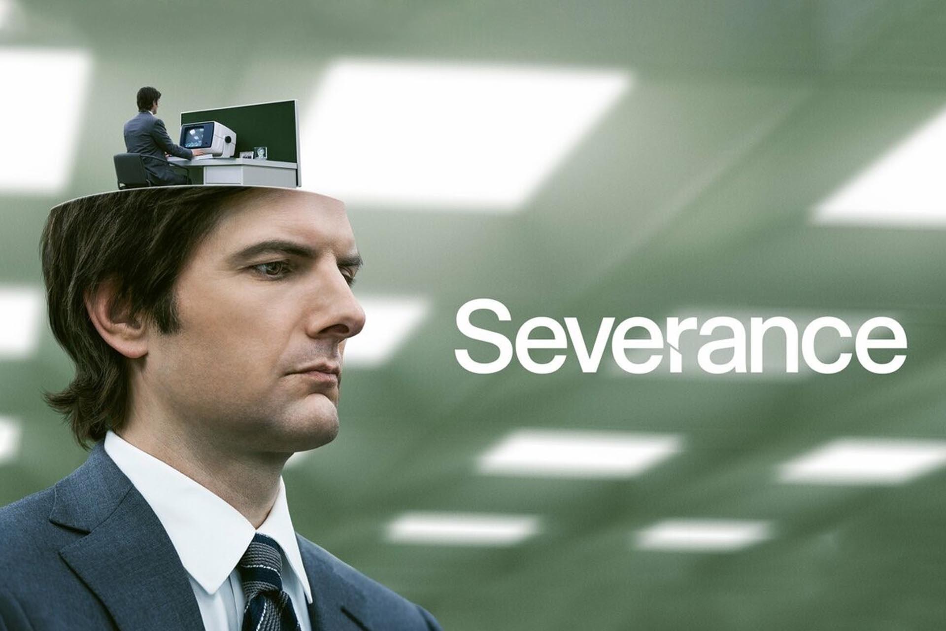 پوستر سریال Severance شامل یک مرد