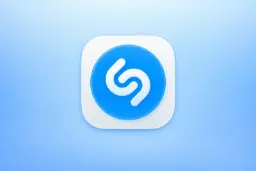 آیکون اپلیکیشن شازم (Shazam) با طراحی جدید و رنگ آبی