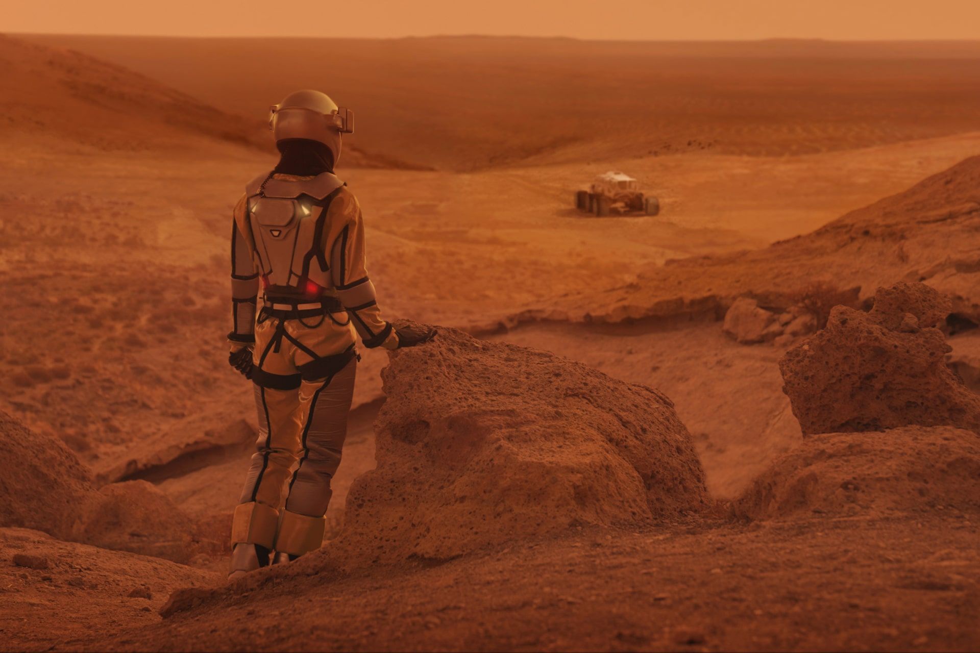 فضانورد زن در مامورتی با سرنشینان زن در سطح مریخ