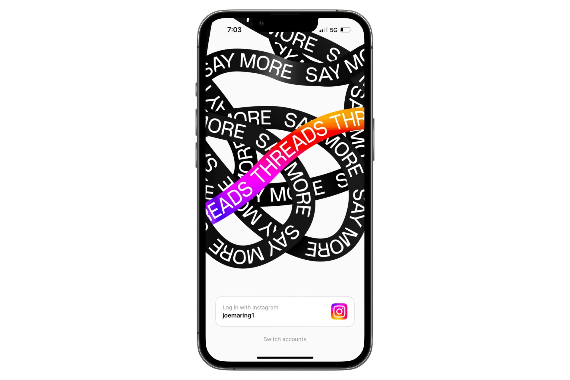 صفحه اصلی اینستاگرام تردز / Instagram Threads