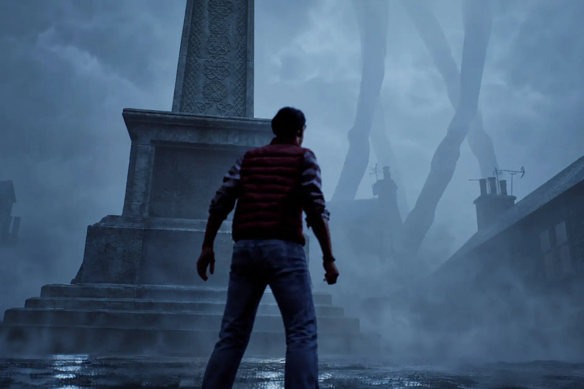 شخصیت اصلی در مه در محیط بازی Silent Hill: Townfall