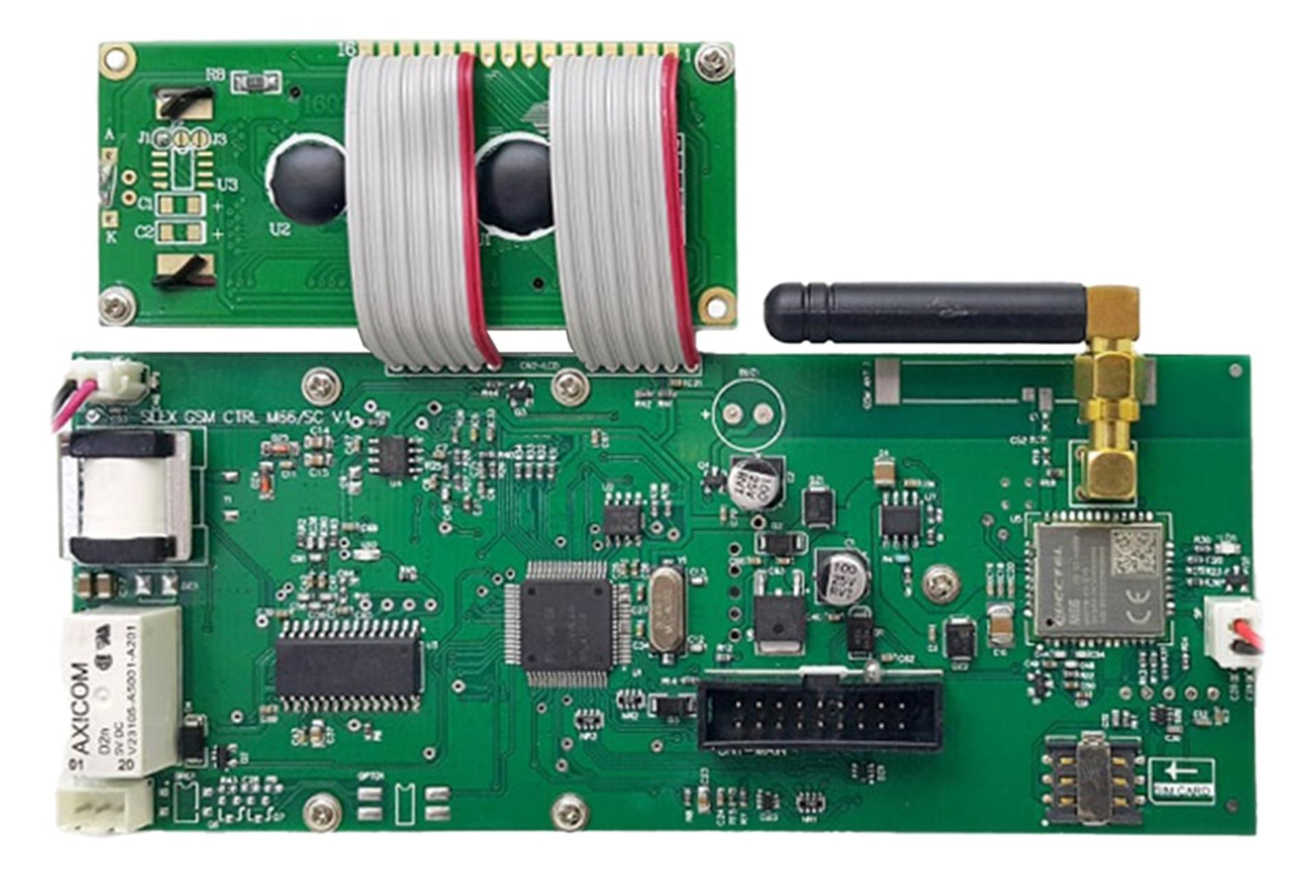 نمای PCB دزدگیر اماکن سایلکس SG7 Plus