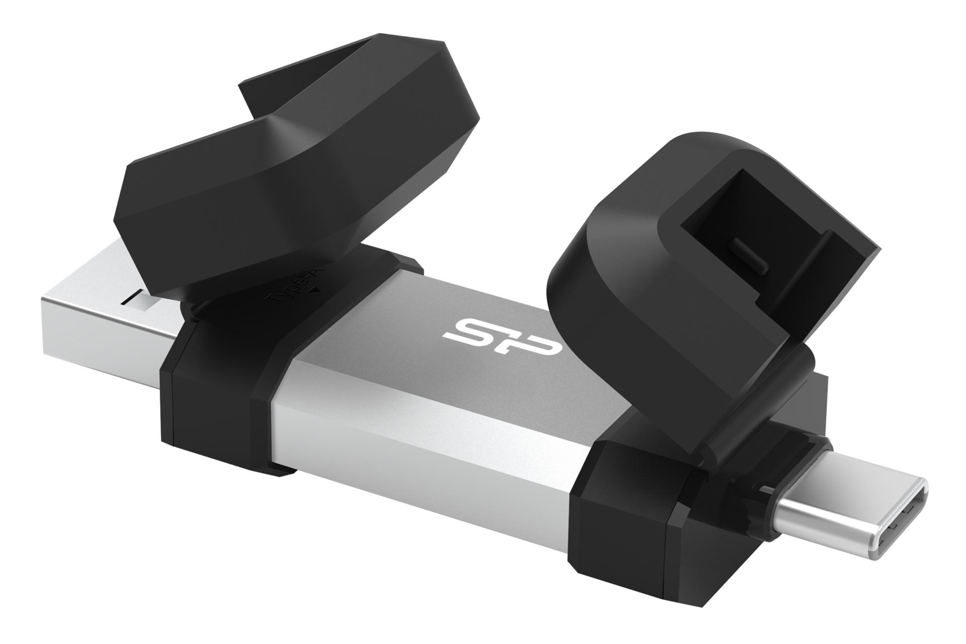 نمای کناری فلش مموری سیلیکون پاور Silicon Power C51 64GB USB 3.2
