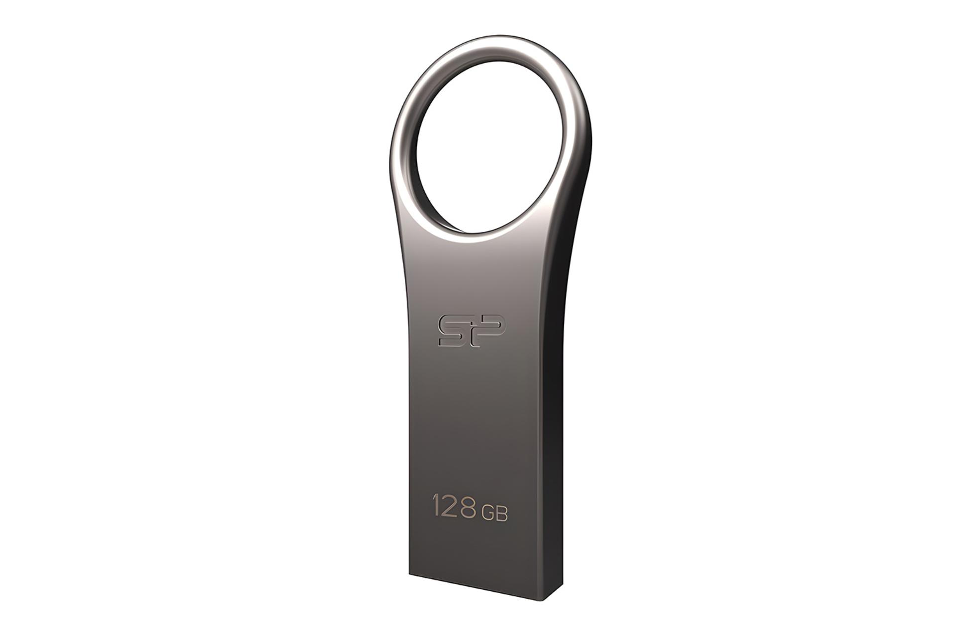 نمای کناری فلش مموری سیلیکون پاور Silicon Power Jewel J80 128GB USB 3.2