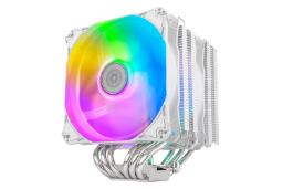 نمای سمت راست خنک کننده پردازنده سیلور استون Hydrogon D120 ARGB V2