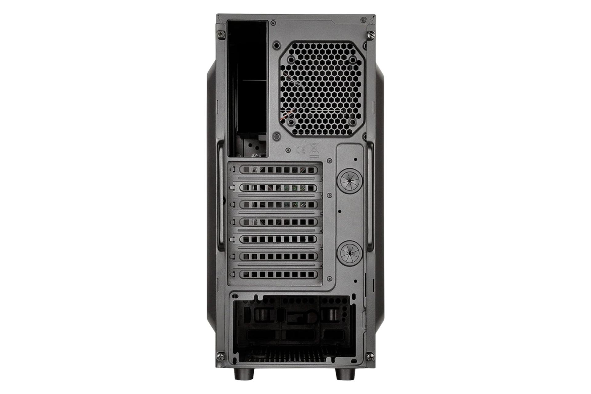 نمای پشت و بدنه کیس کامپیوتر سیلور استون SST-PS11B-W