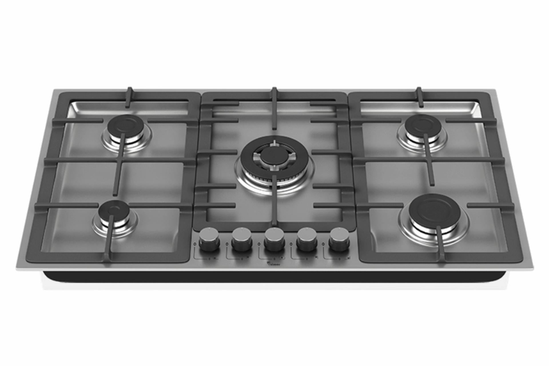 اجاق گاز صفحه ای و رومیزی سیمر S 548 نمای جلو