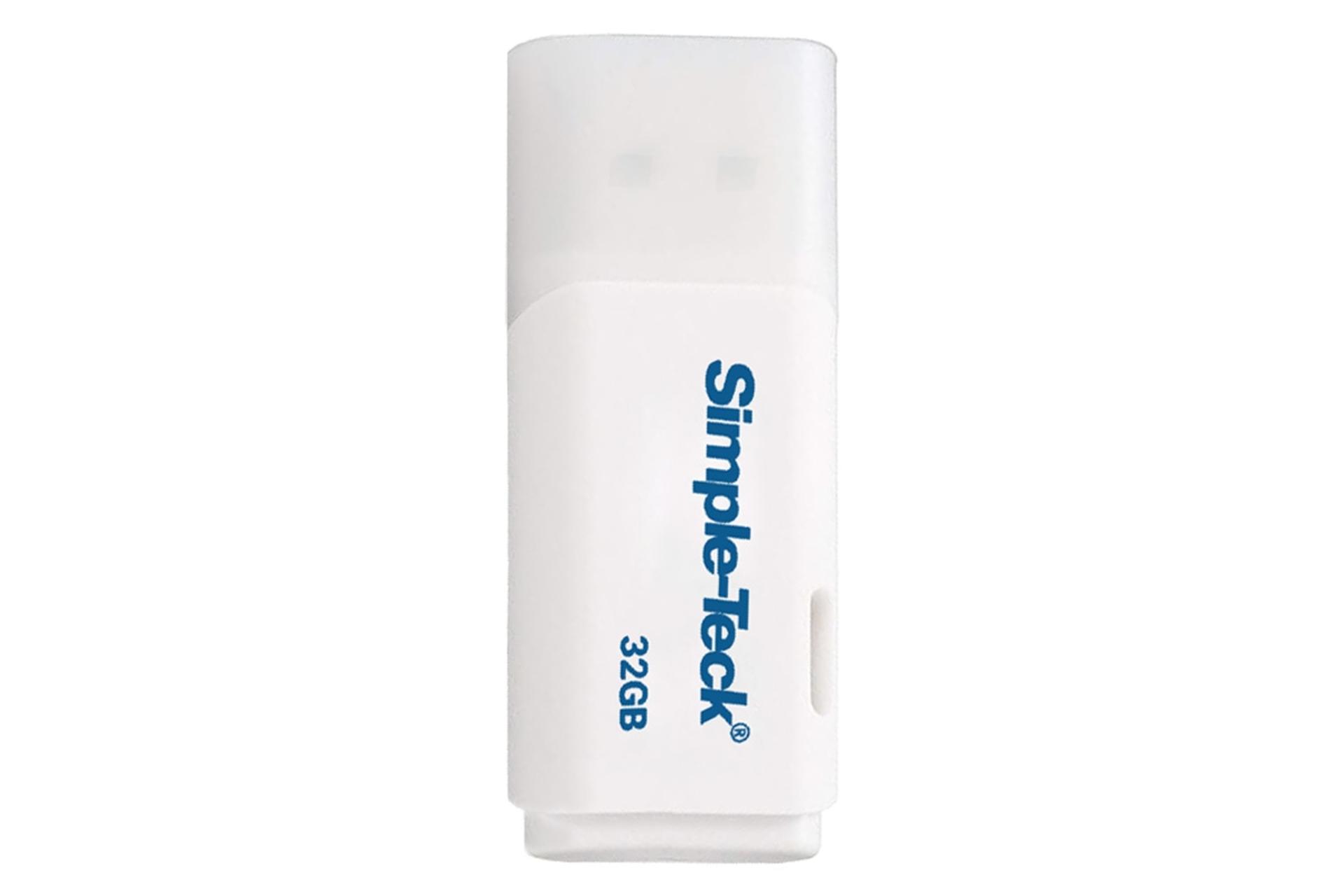فلش مموری سیمپل تک Simple-Teck C145 32GB USB 2.0 سفید