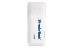 فلش مموری سیمپل تک Simple-Teck C145 32GB USB 2.0 سفید