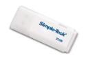 فلش مموری سیمپل تک Simple-Teck C145 32GB USB 2.0 سفید از نمای کناری