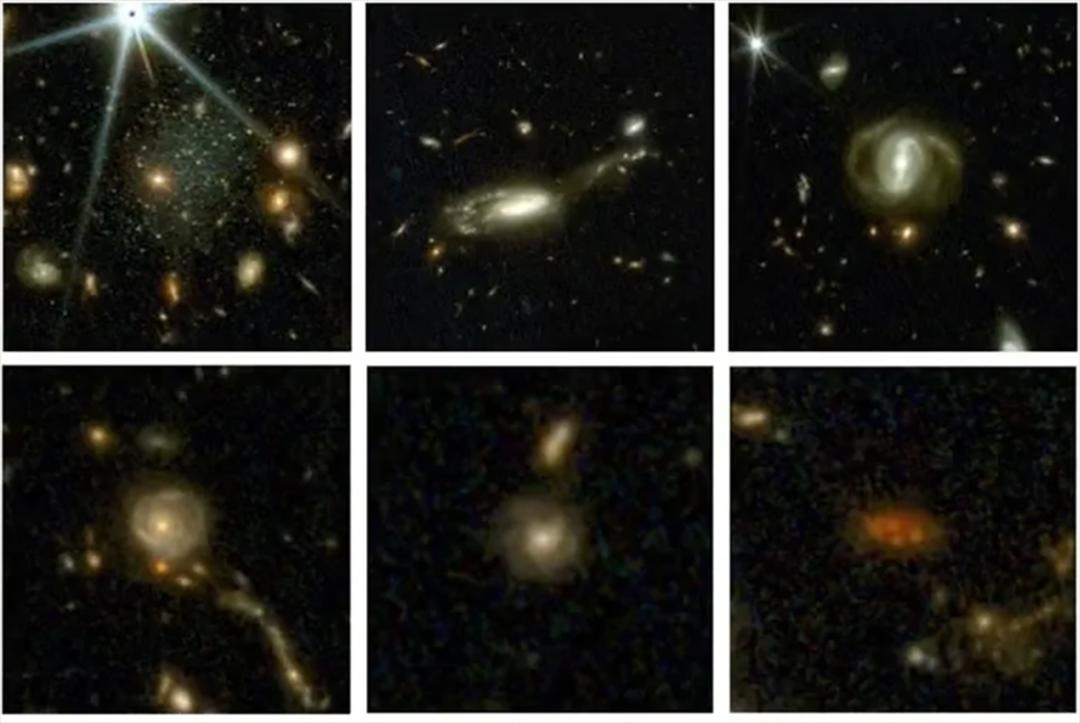شش کهکشان نقشه COSMOS