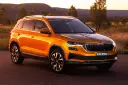 اشکودا کاروک Skoda Karoq 2023 نمای جلو و جانبی