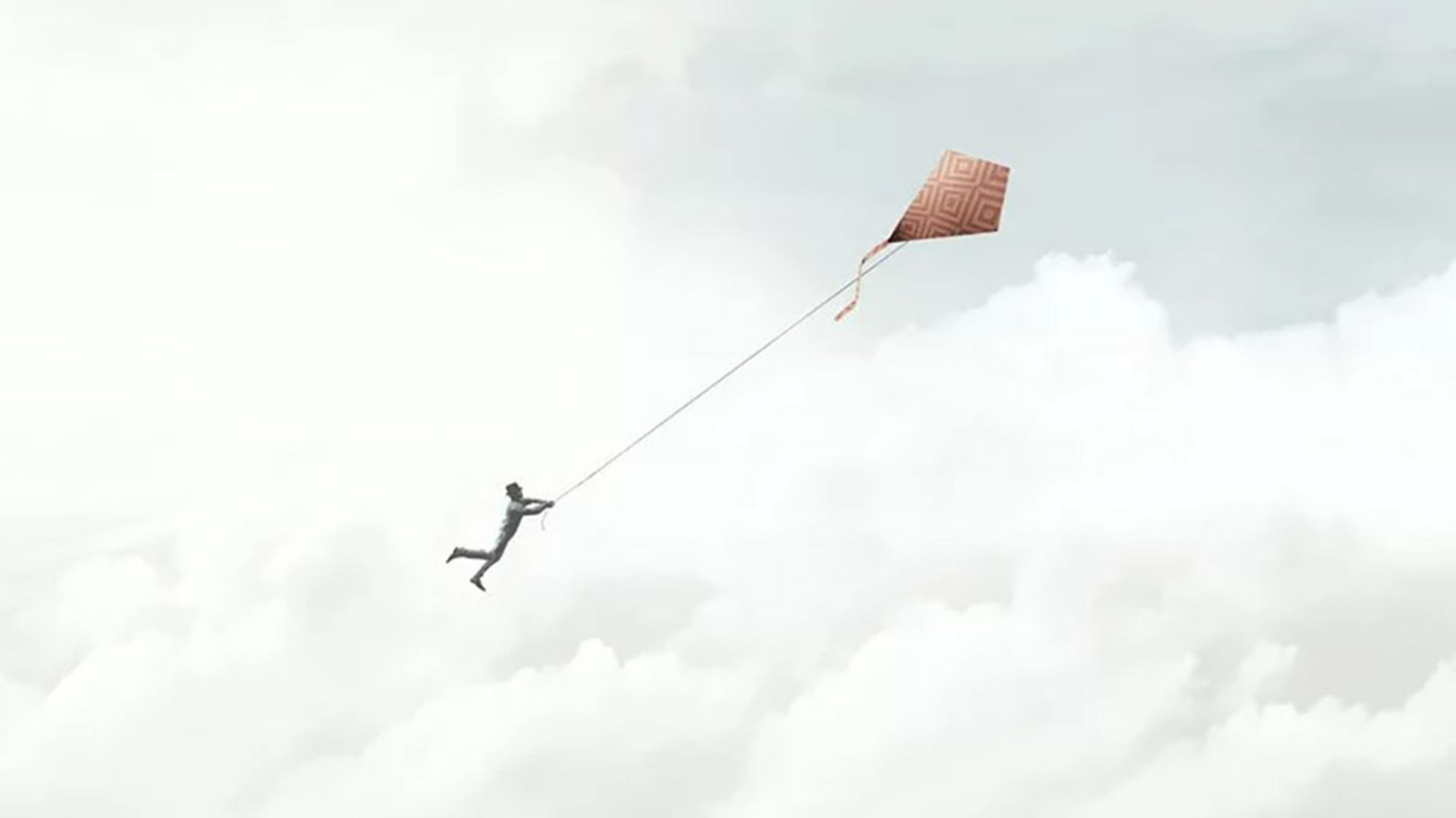 Kite and child in the sky