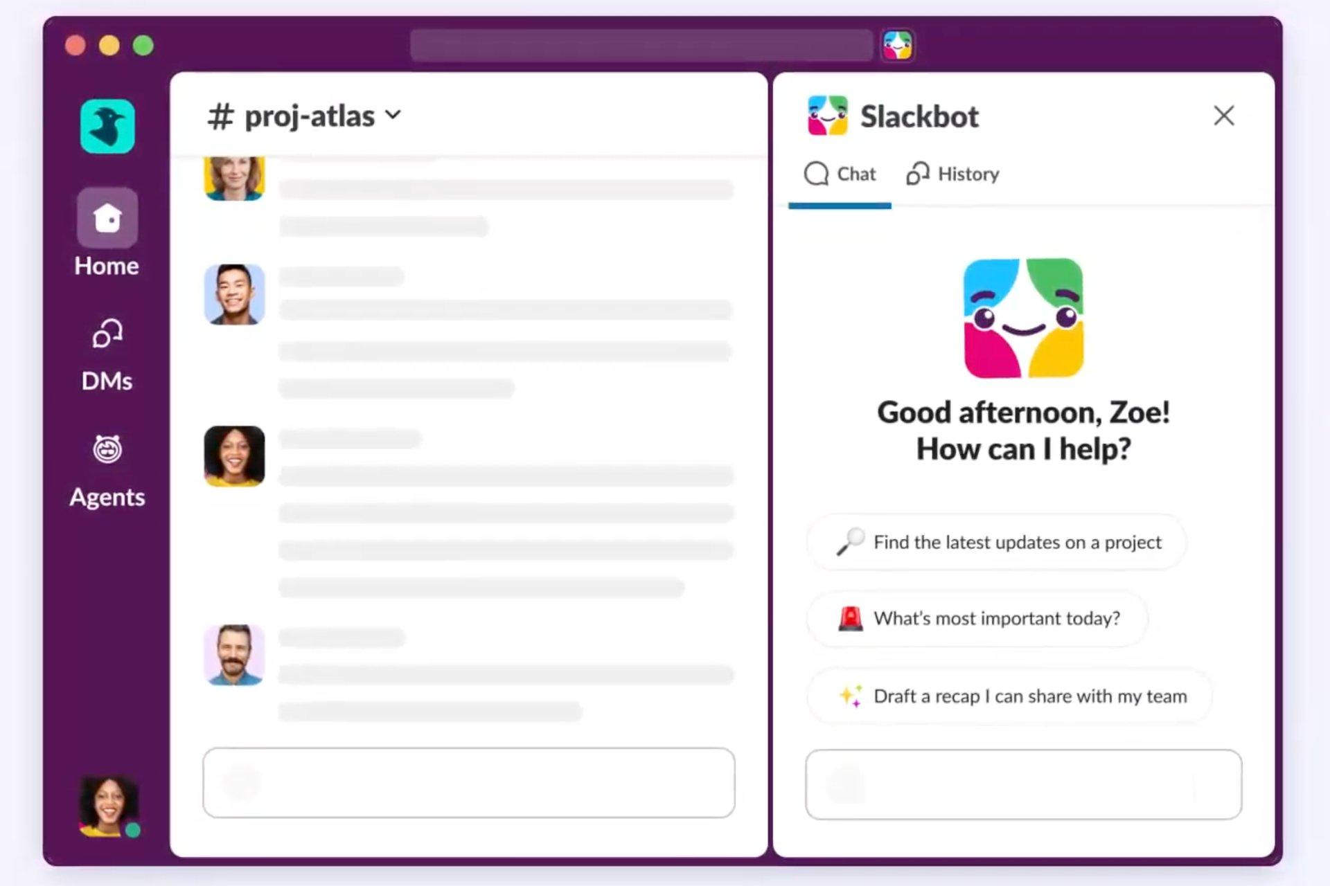 آپدیت بات هوش مصنوعی اسلک Slackbot